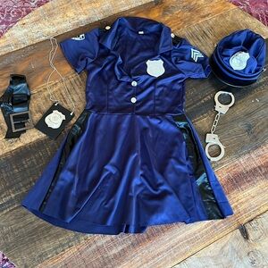 Police Dress Costume Size Small